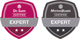 Dr.Sum certified expert MOTIONBOARD certified expert